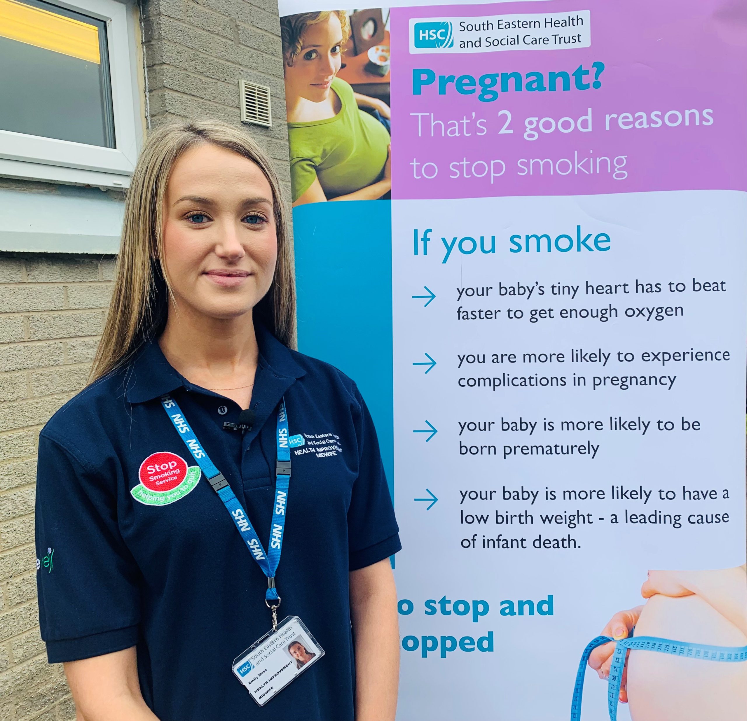 Smoking Cessation Midwife Urges Pregnant Women to Stub out Cigarettes