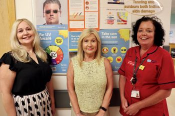 L R Skin Cancer Consultant Nurse At The Ulster Hospital Sheena Stothers, Noleen Kennedy And Ulster Hospital Sister Cherie Taylor