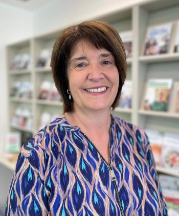 Ulster Hospital’s Macmillan Health and Wellbeing Support Worker Sally Irvine offers advice and support to patients undergoing treatment at the Unit
