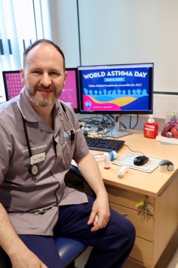Ulster Hospital Respiratory Nurse Specialist, Kevin O’Brien