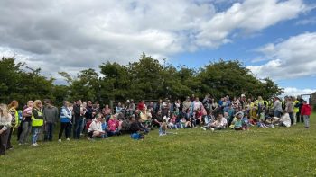 Families at Farm Fun Day