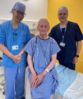 Pre Theatre Consultation With Mr Ken Hiew (Consultant Urologist), Mr Ajay Pahuja (Consultant Urologist) & David Fleming (Aquablation Patient)
