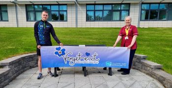 Pictured: Ben Bowler with Ulster Hospital Bereavement Support Midwife Jacqueline Dorrian