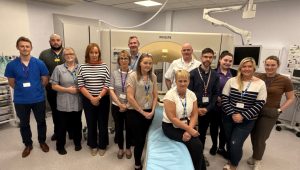 Staff from the Department of Radiology with Jayne Hutchinson, (Radiology Services Manager)