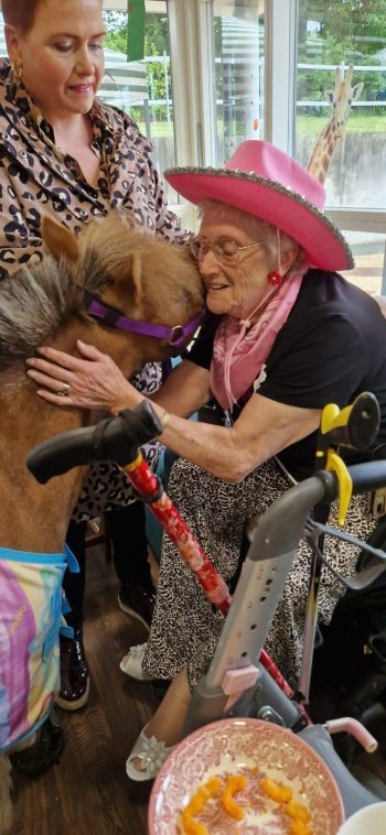 Ravara Resident Hazel Spooner With Summer The Pony And Her Handler