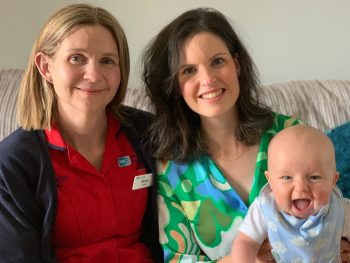 Nicola Shepherd (Community Midwifery Team Leader), Claire And Baby Charlie