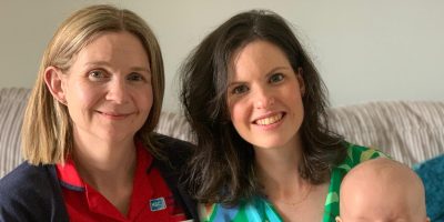 Nicola Shepherd (Community Midwifery Team Leader), Claire And Baby Charlie