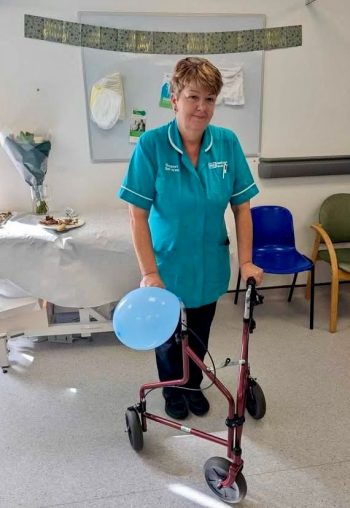 Lagan Valley Hospital’s Dorothy Minnis celebrates her retirement after 42 years of dedicated service