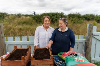 Michelle Agnew and Lesley McCrum tell of the benefits they have experienced since signing up as volunteers to the South Eastern Trust’s Ards allotment site