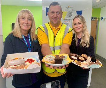 South Eastern Trust ICT Training Team Leader, Reinis Babrovskis and Digital Services Trainer’s Sharon Boyd and Amanda Hartley