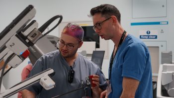 Theatre Staff In The Ulster Hospital Gather To Get A Glimpse Of The Future In Health Care
