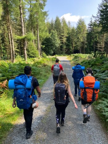 Young people from the South Eastern Trust area with cared for experience visit Divis and the Mourne Mountains as part of their Duke of Edinburgh’s Award (DofE) and Joint Award Initiative (JAI) Bronze expedition section