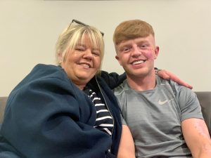 Kai And His Mum Sylvia Barnes