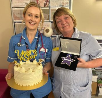 Melanie And Midwife Jayne Cardwell