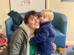 Nicola Mallon With Her Son Rhian James