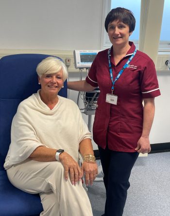 Research Patient, Moya Gibson And Aileen Smith, Research Nurse (South Eastern Trust)