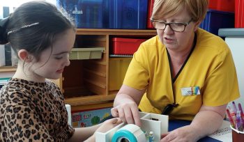 Ulster Hospital Play Specialist, Gillian Sinclair And Maria Toland