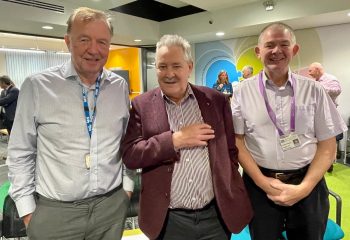 Charlie With Clinical Colleagues, Dr Joe Toner And Dr Damien Carson