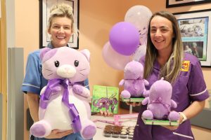 Neonatal Nurse Gemma Kingham and Tinylife Family Support Officer Jill Trimble