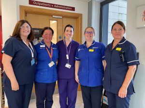 •	Staff from the clinic:  Dr Jennifer O’Brien (Consultant Nephrologist), Jayne Bell (Deputy Sister, Renal Unit), Dr Eadaoin Hannon (Consultant Nephrologist), Tanya Brown (Deputy Sister, Renal Unit) and Amanda Byers (Renal Unit Manager)