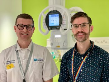 Ulster Hospital, Radiographer And Practice Educator, Chris Smyth And Radiology Interim Governance Lead, Mark Cadden